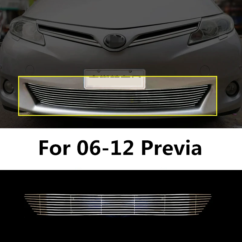 Передний бампер для автомобиля Toyota Previa 2006 2012|Гоночные решетки| |