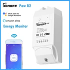 Умный беспроводной Wi-Fi переключатель SONOFF POW R2, 16 А, измерение энергопотребления в режиме реального времени, совместим с eWelink Alexa Google Home