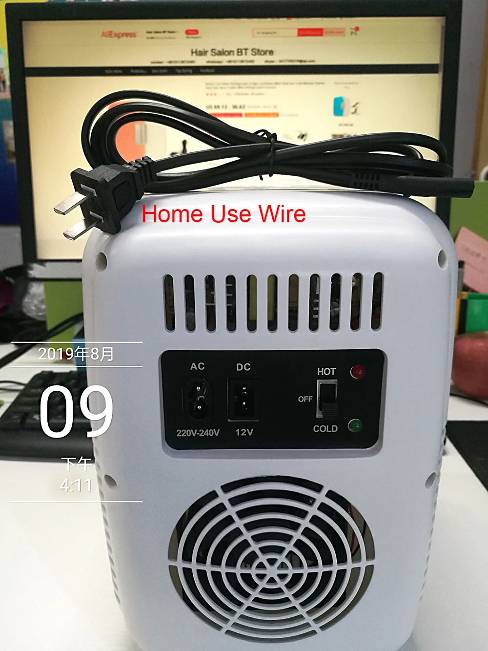 Eletric Home Refrigerator Fridge Home Dual-use Cool Warmer Beer Cooler Refrigerators Freezer