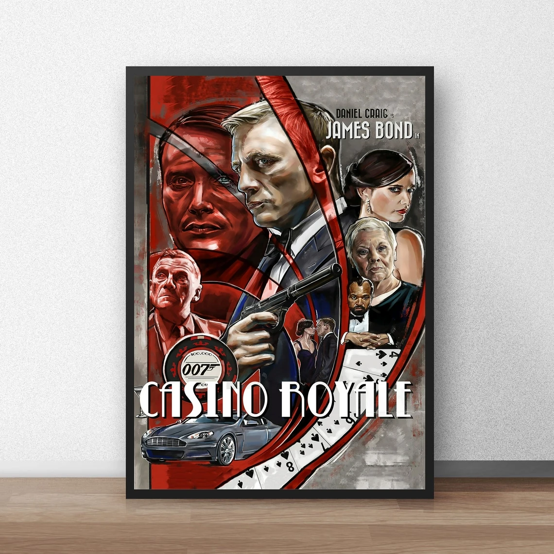 Классический кинопостер казино Royale холст печать украшение для дома настенная