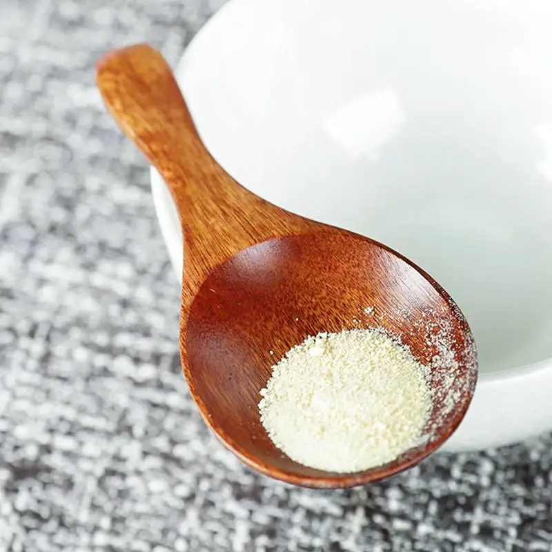 Маленькая деревянная мини ложка для чая меда кофе приправ соли сахара