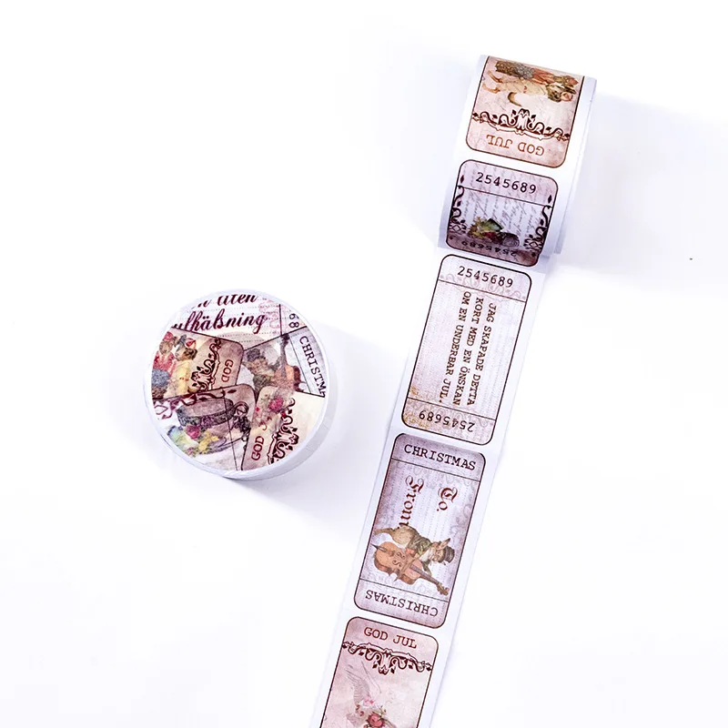 Лента Washi в стиле ретро Маскировочная лента для аккаунта фотоальбома дневника