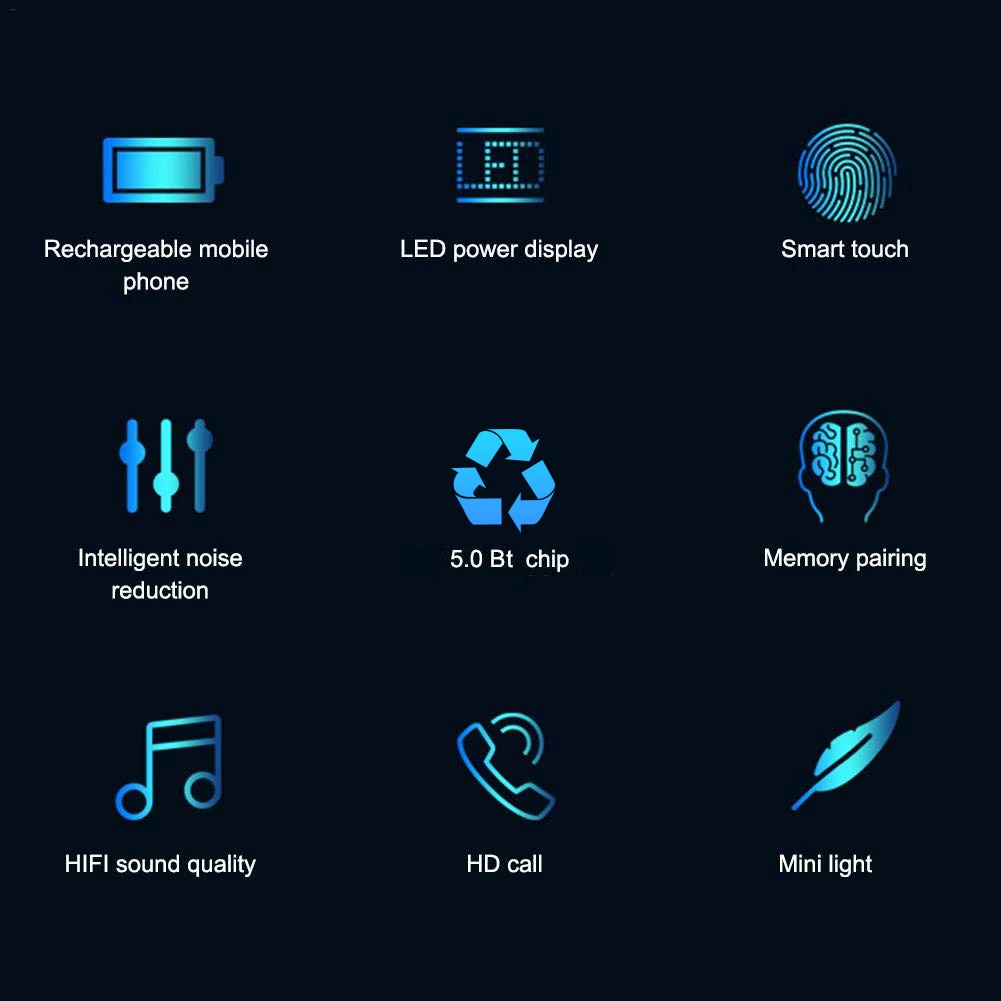 Наушники Bluetooth 5 0 In ear Stereo хит продаж прочные простые наушники с поддержкой