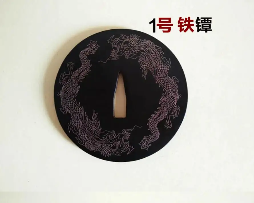 Стальной lron Tsuba Dragon Guard для японской самурайский меч катана Wakizashi нож Катана