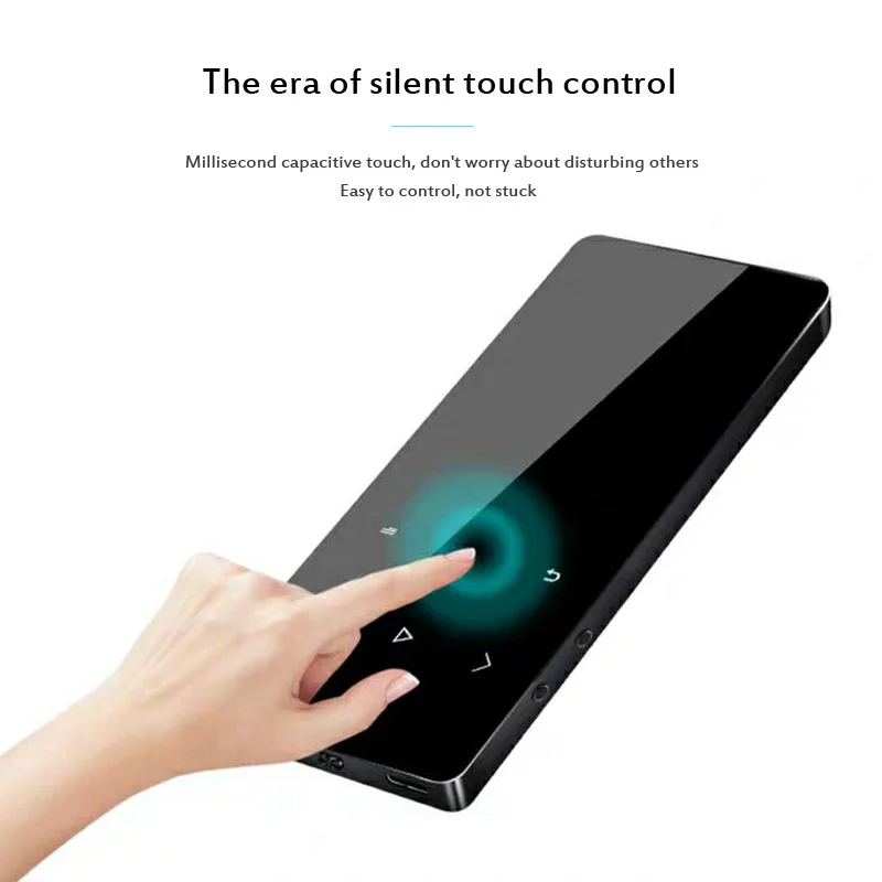 Mp4-плеер с Bluetooth-динамиком сенсорная клавиша встроенный 8 Гб Hi-Fi портативный плеер