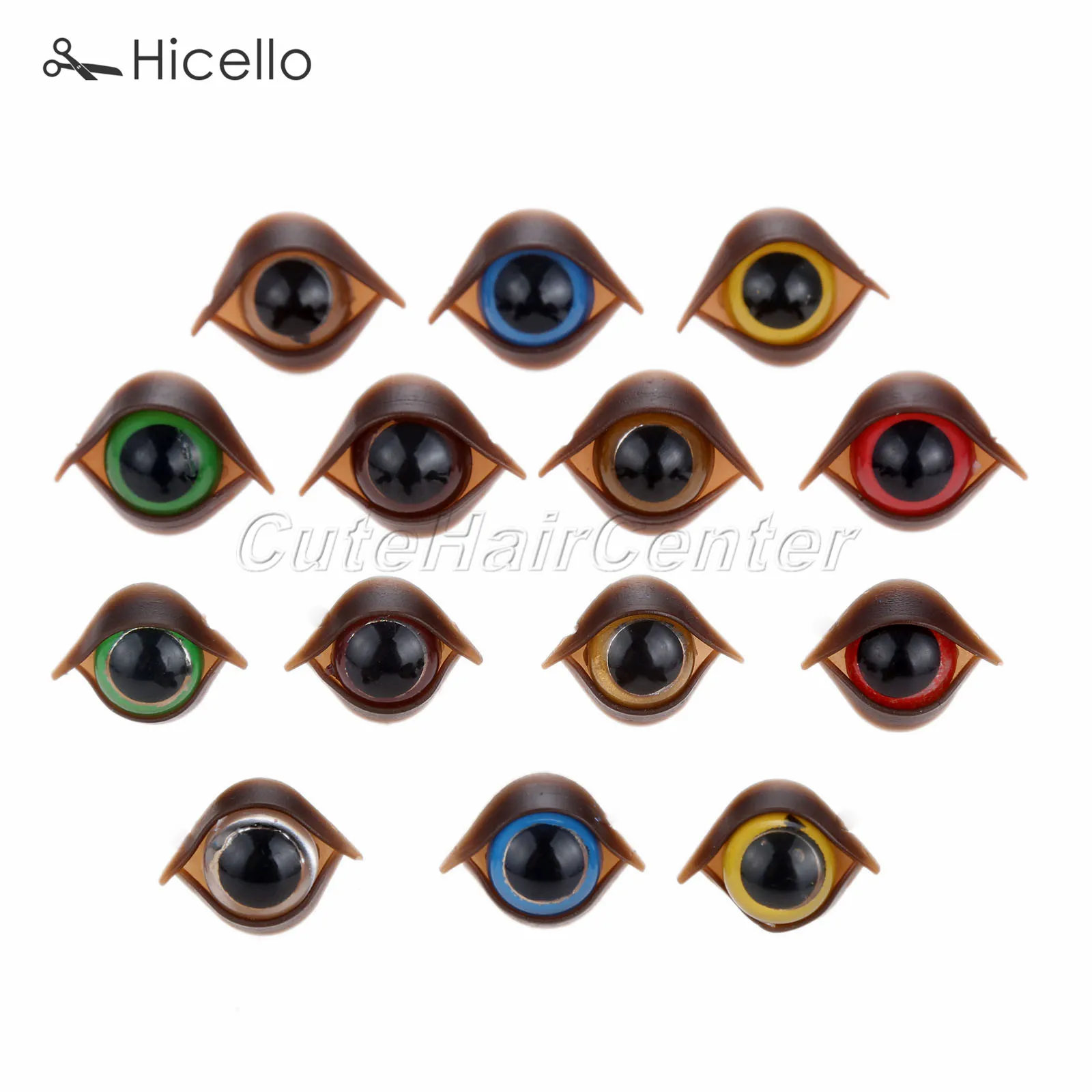 100 наборов безопасные куклы глаза + шайбы Пластиковые Глаза Лошади век плюшевый