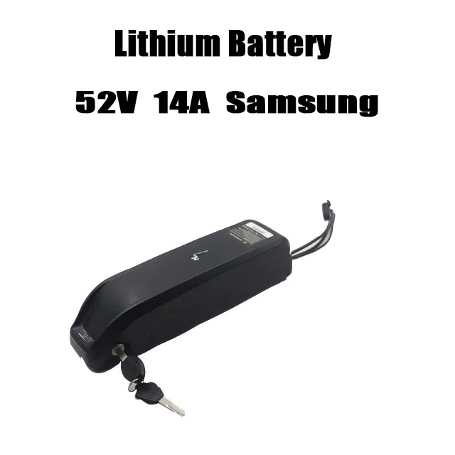 36V 48V литиевая Батарея для электрического велосипеда 10-18AH LG SamSung, фара для электровелосипеда в хайлон Батарея чехол с Зарядное устройство мА/ч. аккумулятор вело Electrique - Цвет: 52V14A SAM battery