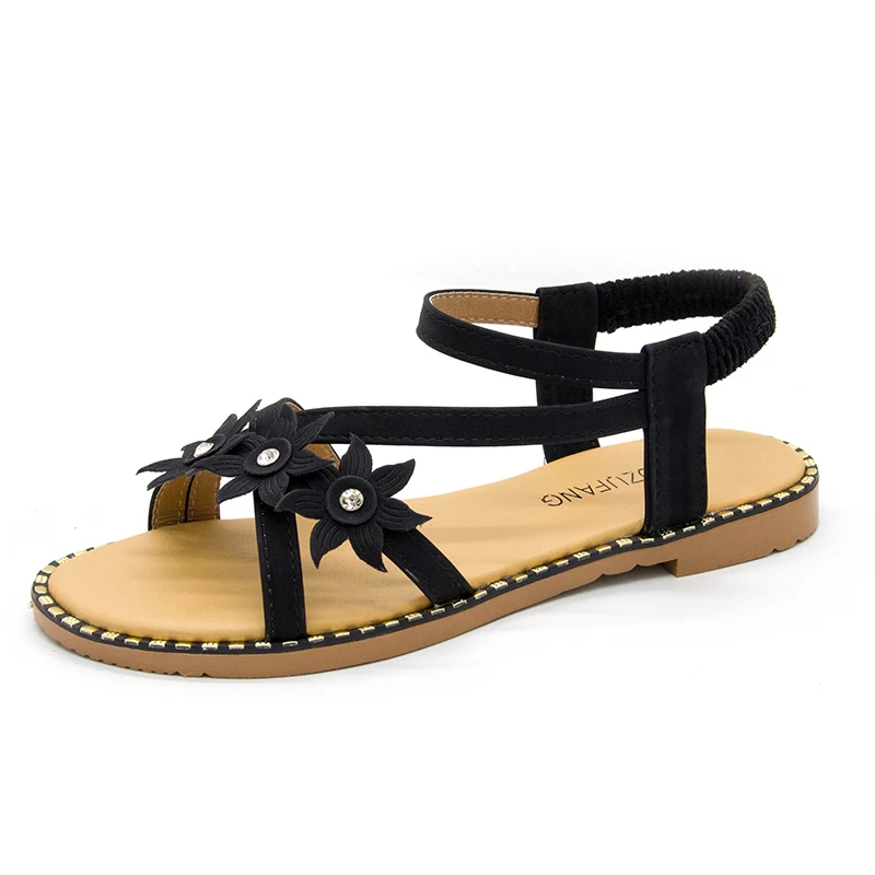 2020 брендовые пляжные сандалии на плоской подошве женские шлепанцы богемные