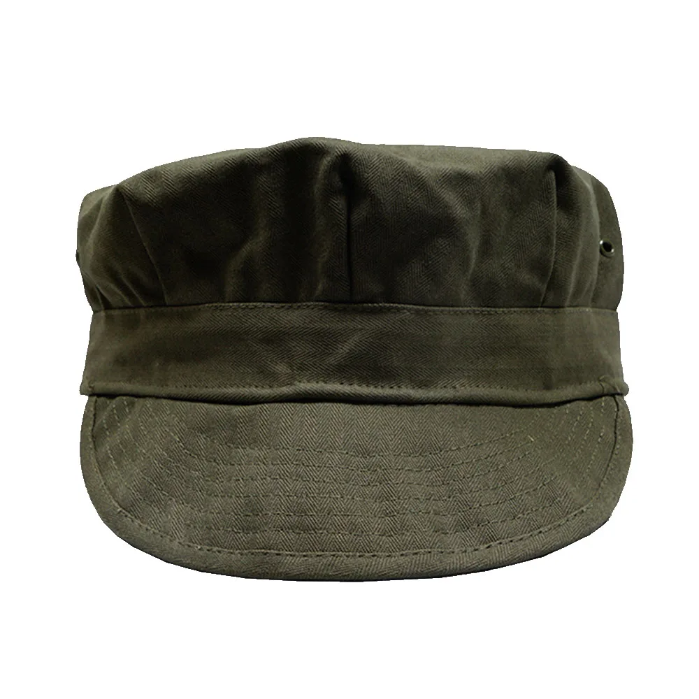 American Pacific HBT Cap Military Green Camo Octagonal Hat Retro WW2 US Army Marine Crops Sports Male Vintage