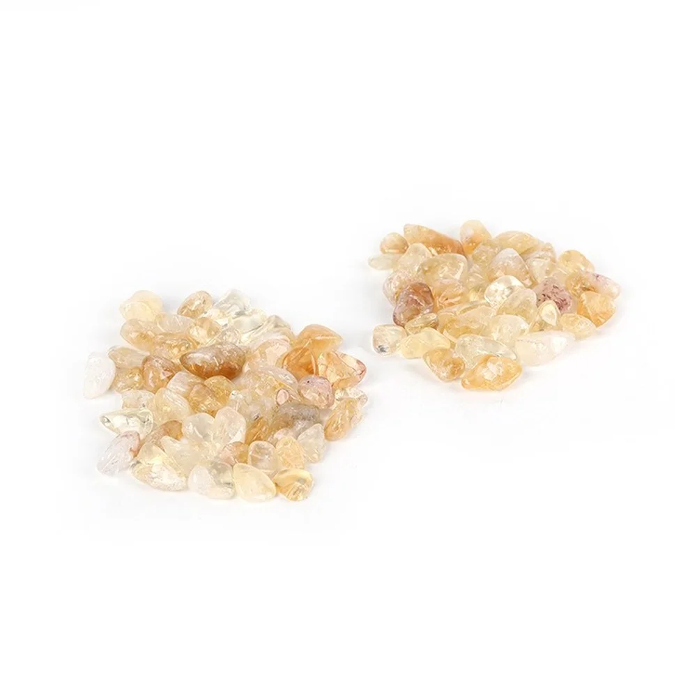 

50g 100g Natural Citrine Gravel Crystal Specimen Home Decor for Aquarium Healing Energy Stone Rock Mineral Home Accessories