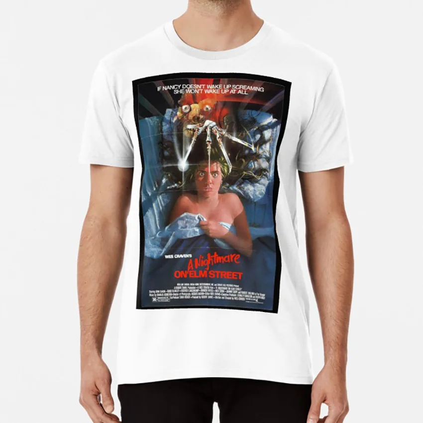 A &quotКошмар на улице Вязов&quot футболка Wes Craven фильм ужасов | Мужская одежда