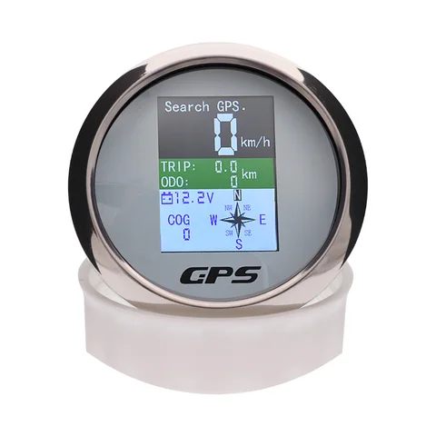 85 Мм GPS-спидометр С Регулируемым Вольтметром Для Езды, TFT-экран Для Автомобилей, Лодок, Подвесных Моторов, Яхт