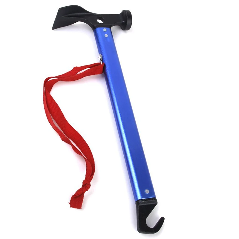Многофункциональный алюминиевый сплав молоток для кемпинга синий|Молоток| |