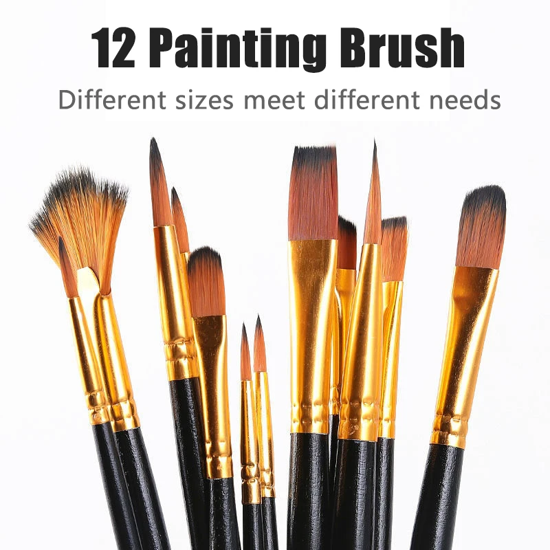 15 шт. Набор для рисования акварелью инструменты детская гуашь масляные краски