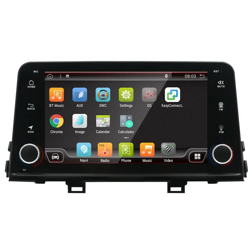 8 &quot1 Din Автомобильный Радио Android 10 0 для KIA PICANTO Утро 2017-Автомобильный