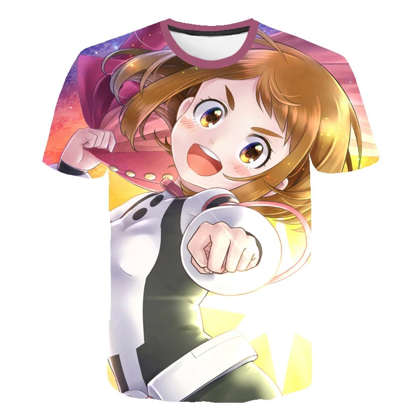 

New My Hero Academi T-Shirt Summer Men/Women Boku No Hero Tee Shirt Anime Harajuku Hip Hop Cool Casual Unisex Manga Tshirts