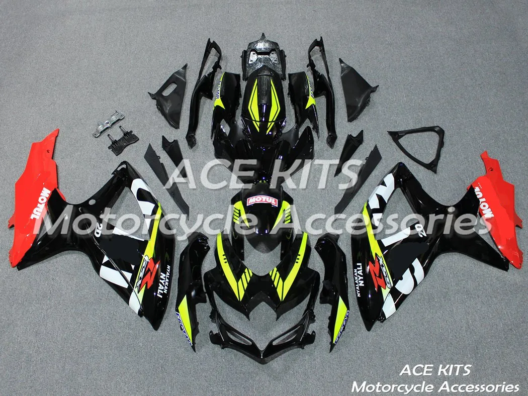 

New ABS Bike Fairings Kit Fit for SUZUKI GSX-R600 GSX-R750 K8 2008 2009 2010 Bodywork Set Custom Free All Sorts of Color