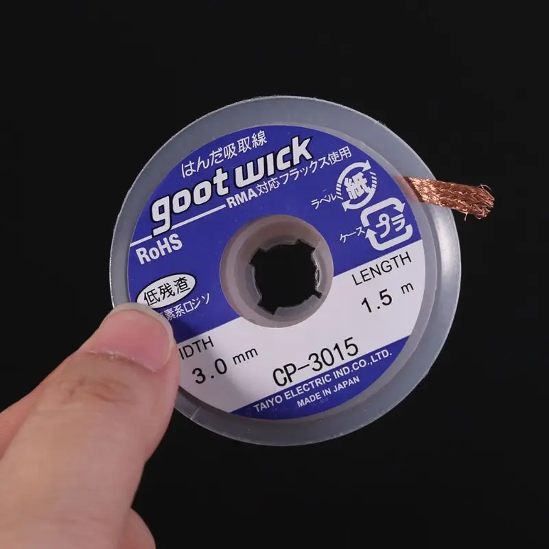 5 ft 3mm New esoldering Braid Solder Remover Wick CP-3015