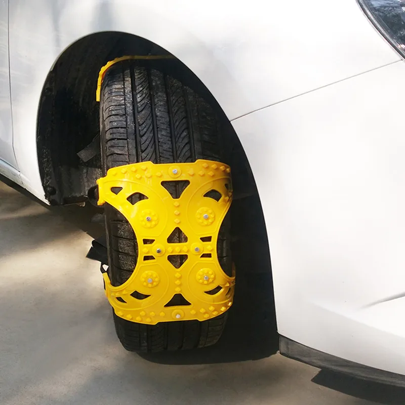 Цепи для автомобильных шин универсальные противоскользящие цепи из ТПУ