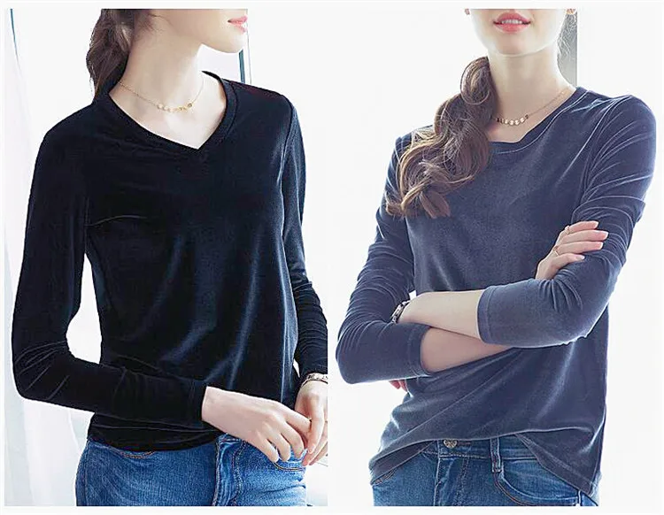 Женская осенняя и зимняя офисная велюровая блузка blusas Элегантная Повседневная Блузка Топы Плюс Размер бархатные рубашки 5XL 6XL 7XL