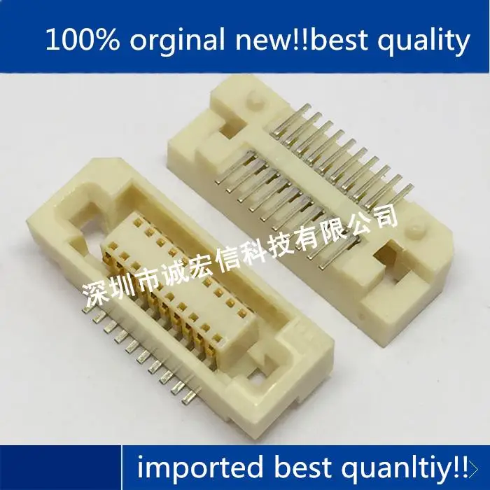 

10pcs 100% orginal new in stock FX6-20S-0.8SV 0.8MM 20P male board to board Taiwan-made connector