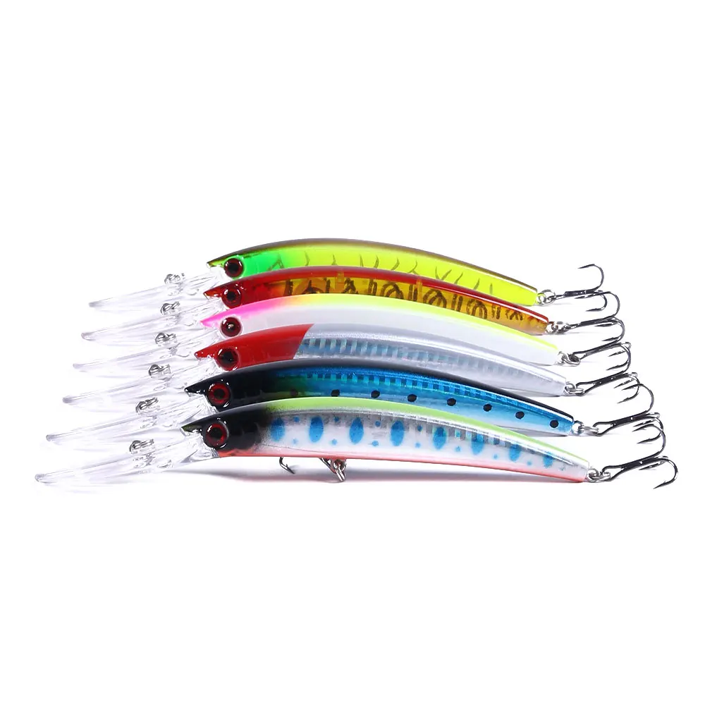 HENGJIA 1pcs 15cm 15g  Deep Diving Jerkbait Artificial Hard Bait Fishing Wobblers Minnow Lure for Bass Pike Carp Fishing  Tackle