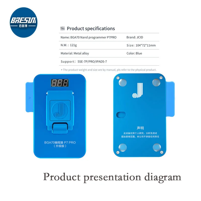 JCID Pro1000S P7 Pro JC P11 PCIE NAND программатор iphone5S 11PROMax для всех машин|Детали инструментов| |