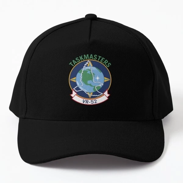 

Vr 52 Taskmasters Squadron Classic Logo Baseball Cap Hat Spring Czapka Mens Solid Color Boys Casual Black Fish Outdoor