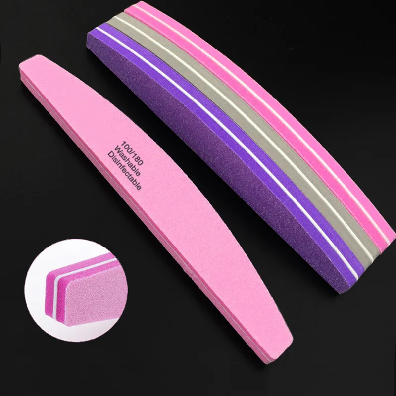 5 шт./10 шт. наждачная губка для ногтей | Красота и здоровье