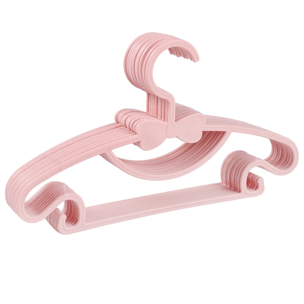 

10pcs Anti-slip Kids Clothes Hangers Practical Clothes Hangers Clothes Hangers Durable Coat Hook for Kid Home (White)