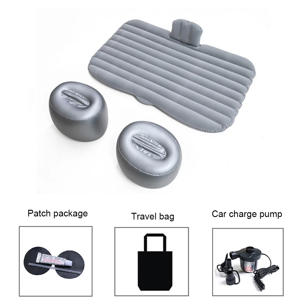 Автомобильный воздушный матрас дорожная кровать влагостойкий надувной для