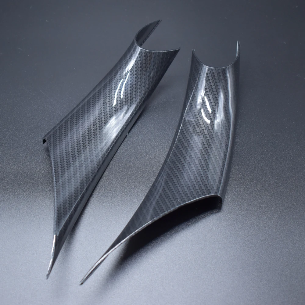 2шт черный бежевый печатание углеродного волокна цвет ABS межкомнатные дверные