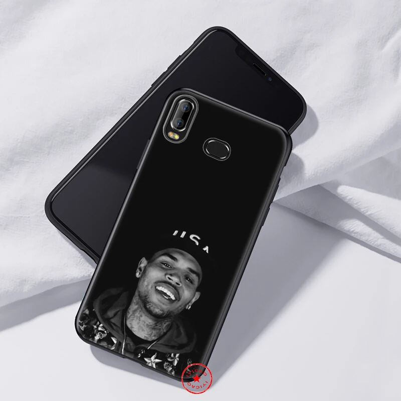 IYICAO Chris Brown Rap Soft Case for Samsung Galaxy A9 A7 A8 A6 Plus 2018 A3 A5 2017 2016 &amp J6 Cover |