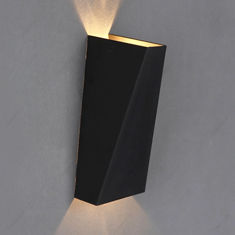Современная настенная лампа в скандинавском стиле настенное бра черного и