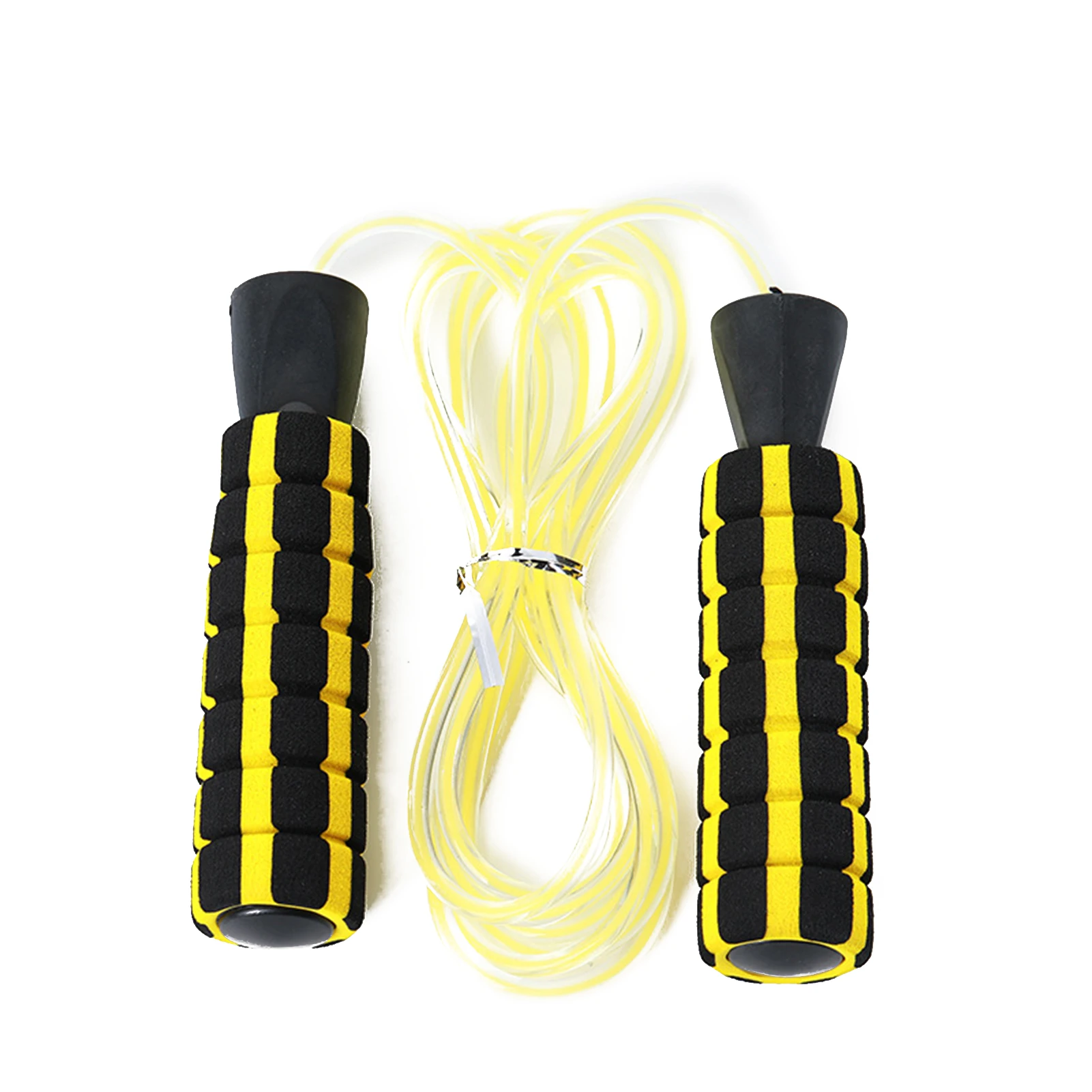 

Hot PVC Jump Rope Two Color Body Anti Wind Design Non Slip Grid Wear Resistant Long Lasting for Fitness Fat Reduction