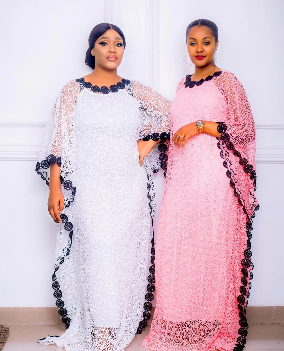 Новинка африканская мода женское гипюровое кружевное абайя стильная юбка KWA