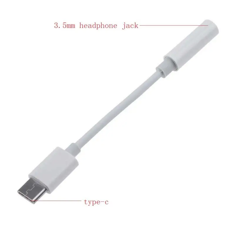 

2 in1 Type-C Adapter 3.5mm Jack Earphone to USB-C Charge Listen Calling for Huawei Xiaomi Mobile Phone Aux Dual Jack Splitter