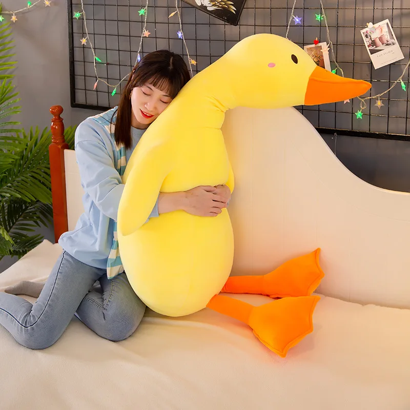 Cute duck plush toy doll net red cloth lying down sleeping pillow cotton | Movies &amp TV
