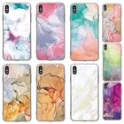 Силиконовый чехол для UMIDIGI A11, A9, A5, A7, S, S3, S5 PRO, F1, play F2 power 3 Bison GT, X, One MAX, с мраморным рисунком, цветной, мягкий, из ТПУ