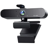 1080p webcam full hd computer pc webcamera with microphone rotatable cameras for live broadcast video calling conference work