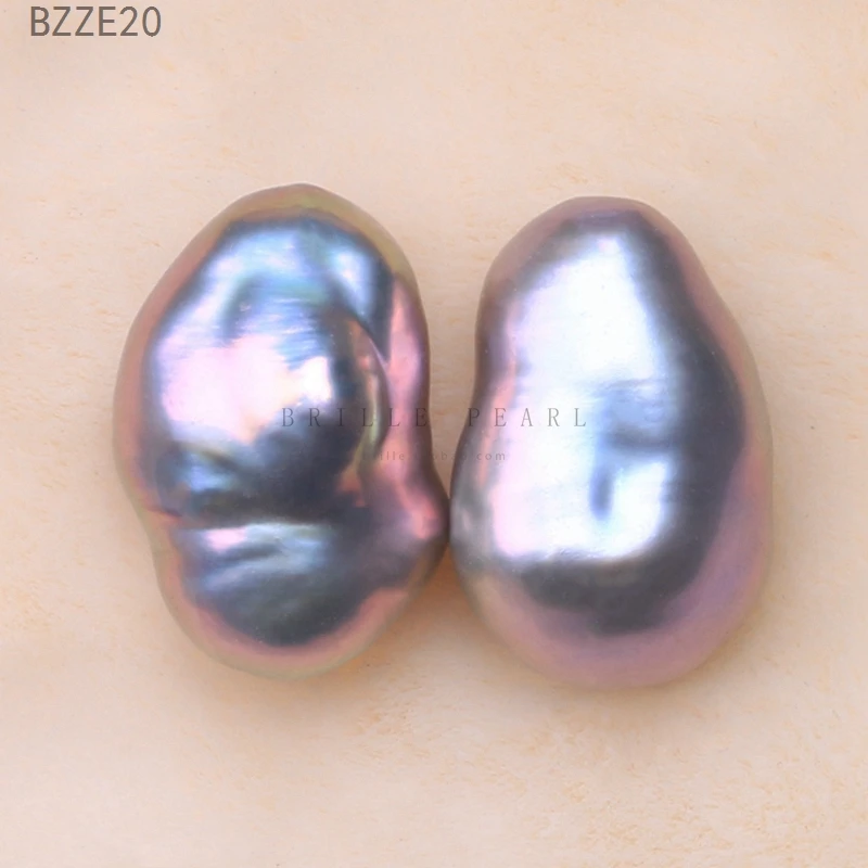 Серьги с натуральным пресноводным жемчугом 9 12 мм|Бусины| |