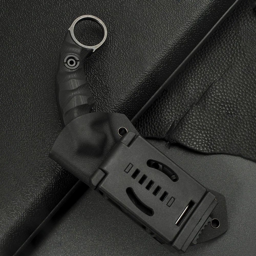 Отправка Ножи-керамбит с фиксированным лезвием и рукояткой K-образной формы G10