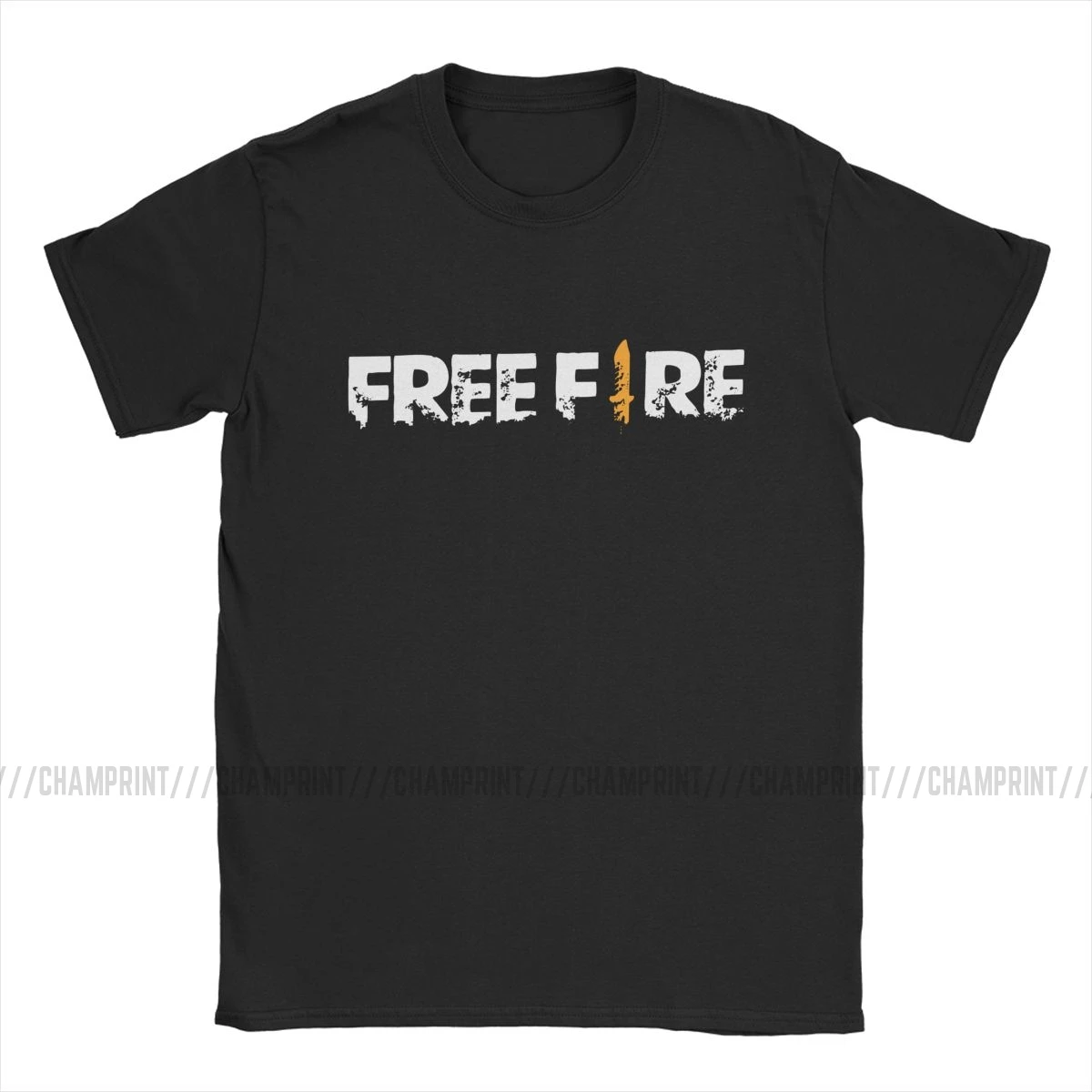 Men Free Fire T Shirt Freefire Shooting Game Pure Cotton Clothing Fashion Short Sleeve Crewneck Tees Adult T-Shirts | Мужская одежда