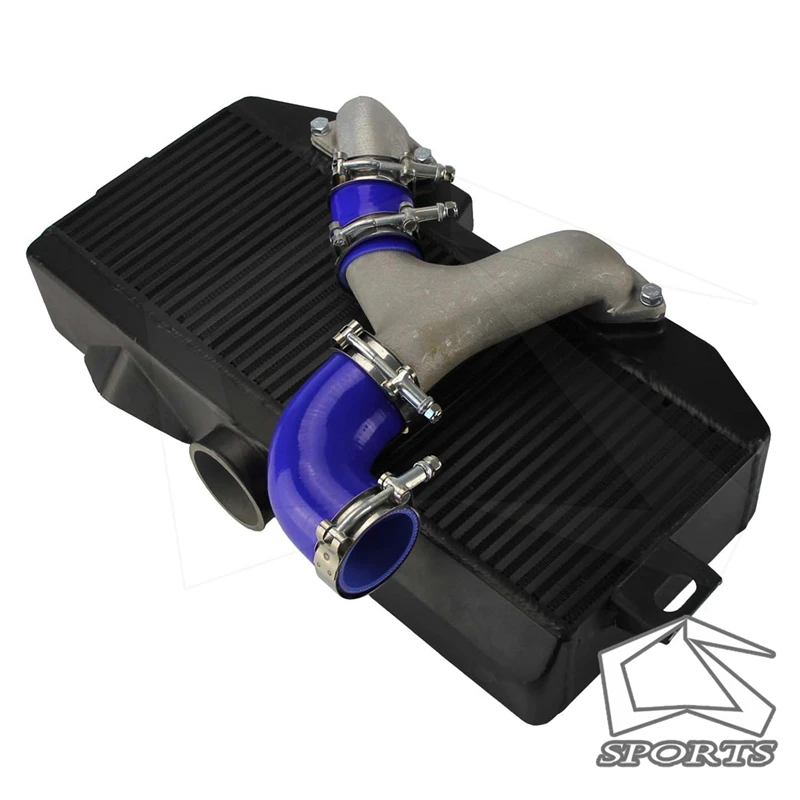 Вертикальный интеркулер с верхним креплением подходит для S * Ubar 02 07 WRX STI EJ20 EJ25 GD