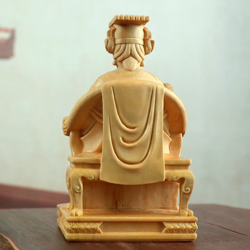 Мацзу деревянная статуя Девы Марии неба одноцветное резьба по дереву скульптура