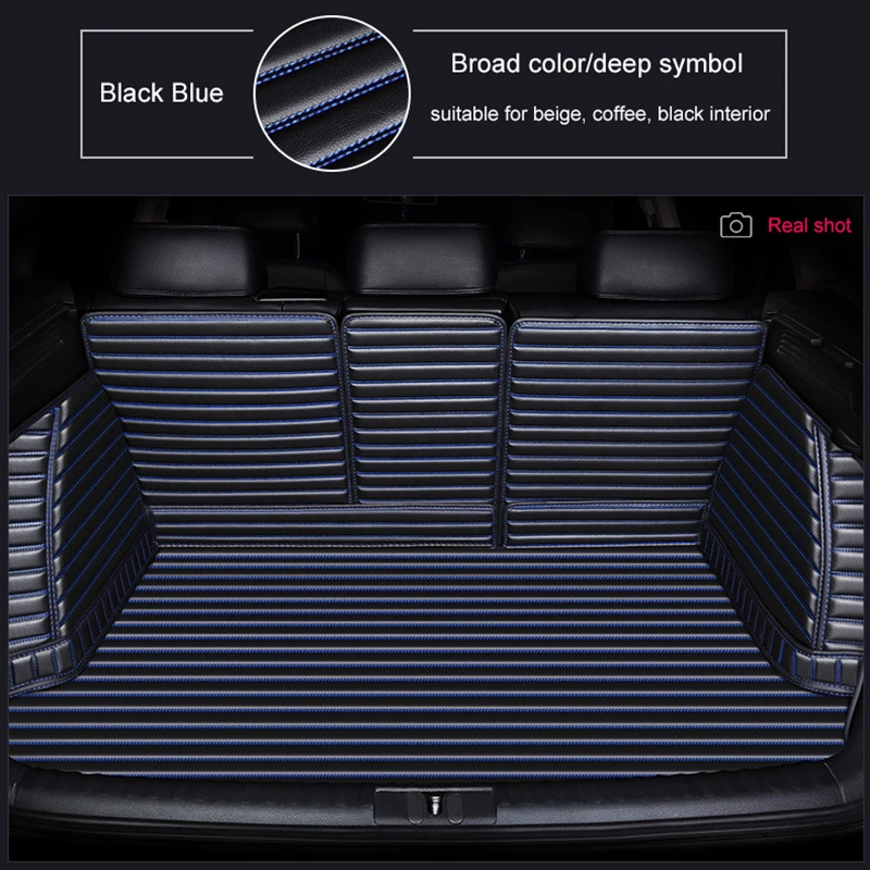 Высококачественный кожаный коврик для багажника автомобиля JEEP Cherokee Compass Renegade Grand