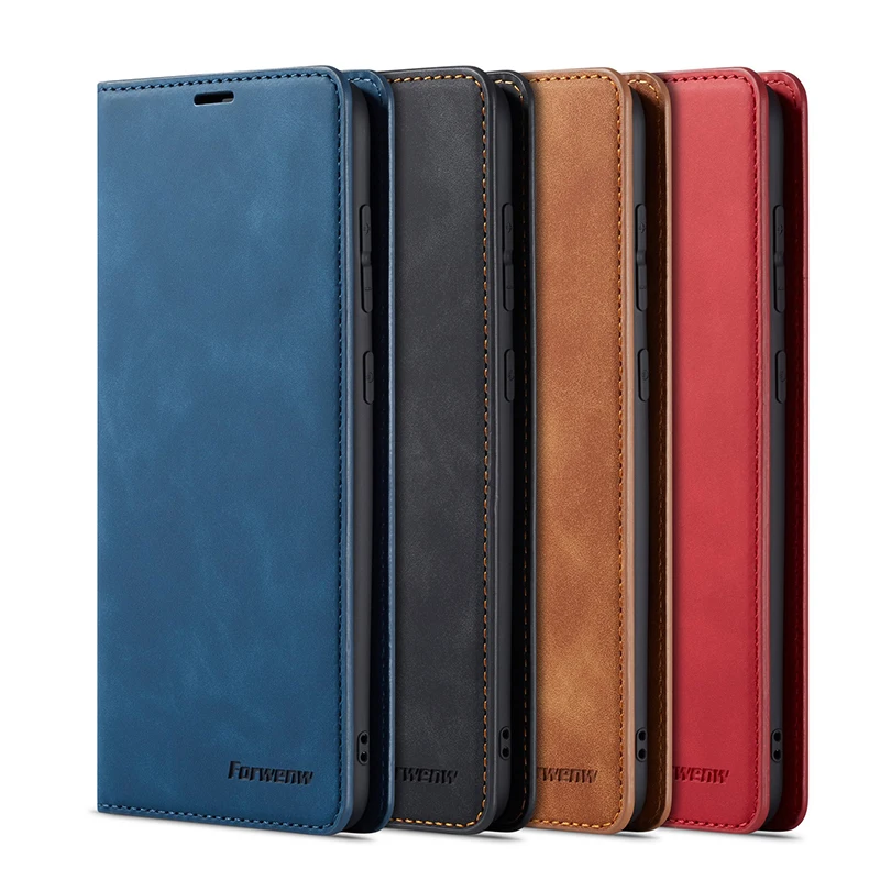 Чехол-книжка для samsung Galaxy note10 plus s10 s9 s 8 9 a51 a71 a10 a20 a30 a40 a50 a70 a30s кожаный | Мобильные