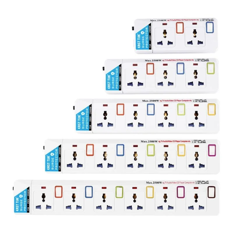 мощность полосы 3/4/5 AC универсальный удлинитель розетки
