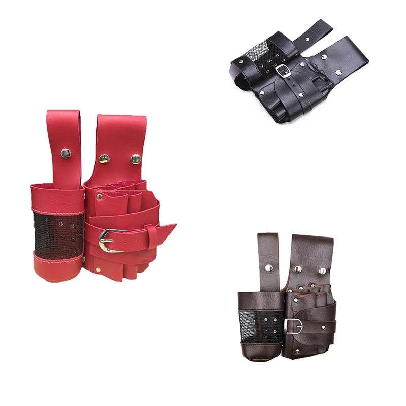 

Hair Care Styling Tools Waist Pack Hair Scissors Comb Bag Hairdressing Tool Hairpin Bottle Bag with Removable Belt