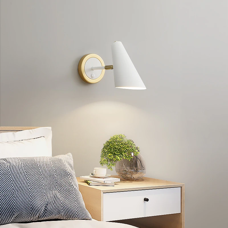 

(Бесплатный светильник) современный светодиодный настенный светильник с регулируемой яркостью для гостиной/спальни/ванной комнаты